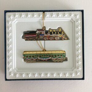 2014 White House Historical Association Christmas Ornament Train NEW!